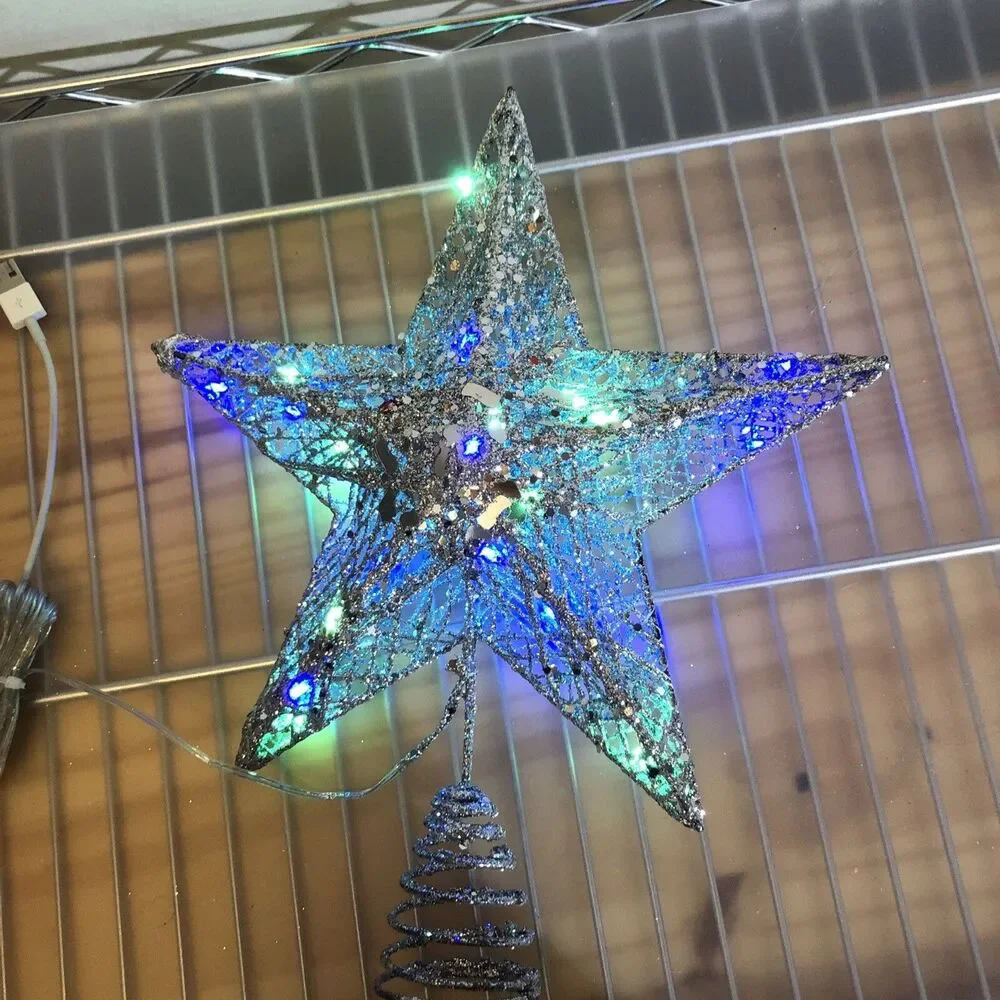 Christmas Star Lights Up And Works Tree Or Table Top